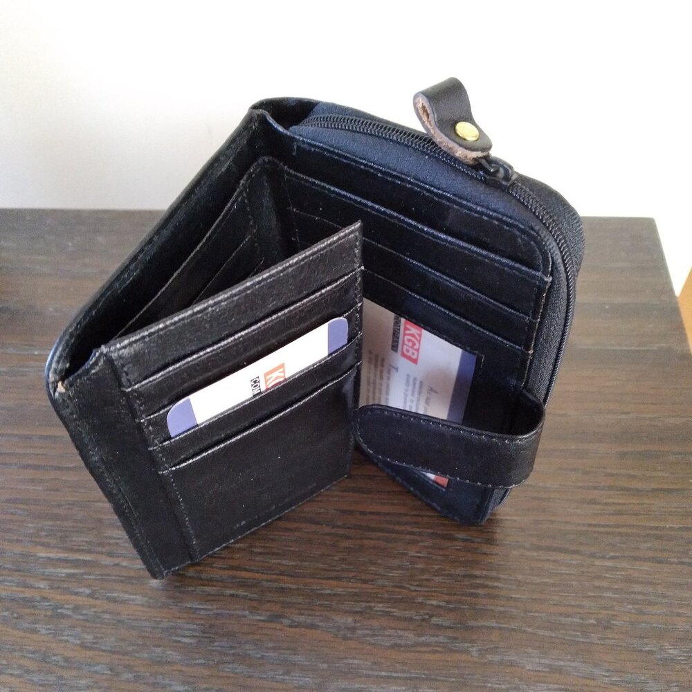 Elegant handmade leather wallet, KGB Company